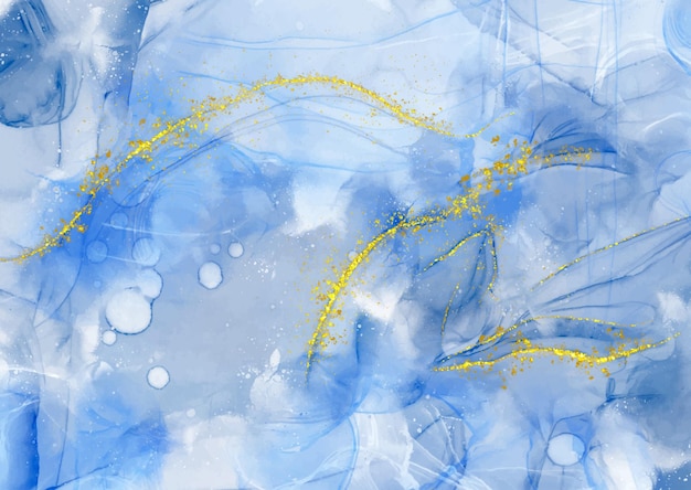 Fondo de diseño abstracto pintado a mano con tinta de alcohol