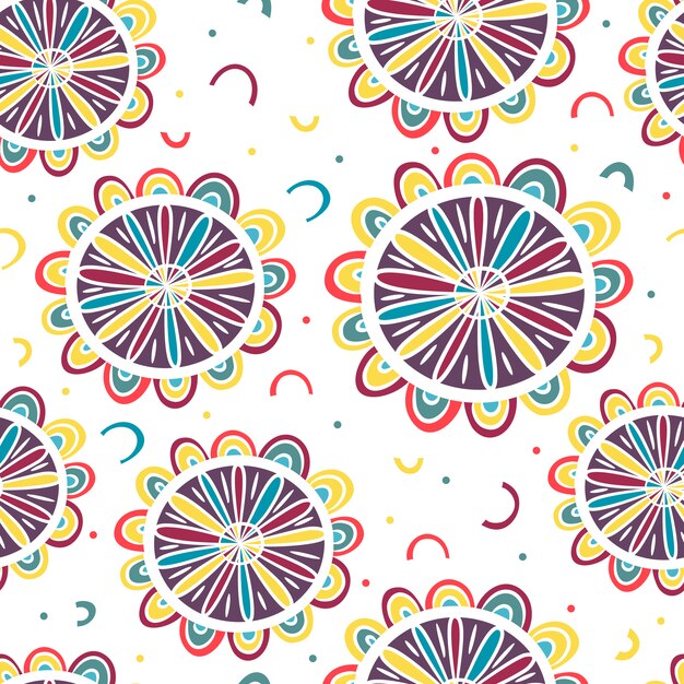 Fondo con diseño floral