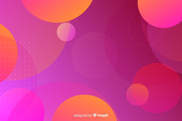 Fondo con diseño de formas geométricas