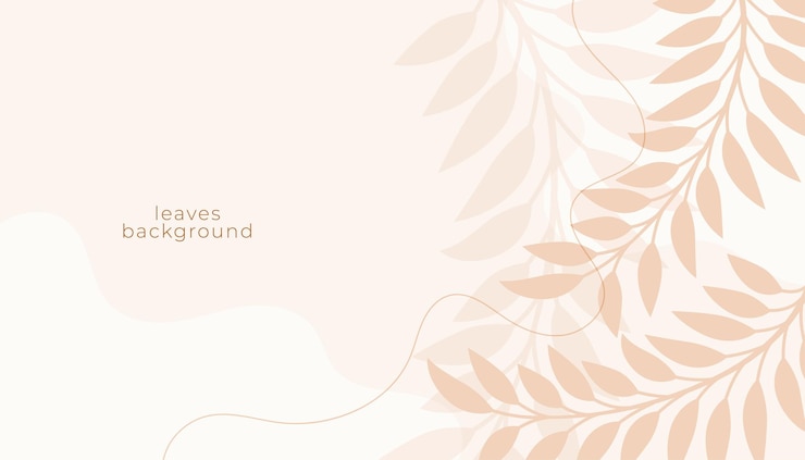Vector gratuito fondo con diseño de hojas decorativas
