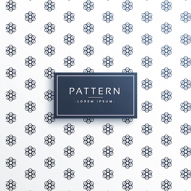 Fondo de diseño lindo patrón de flores
