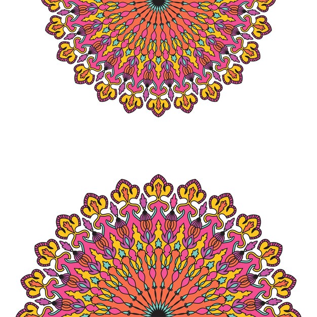 Fondo de diseño de mandala ornamental de lujo