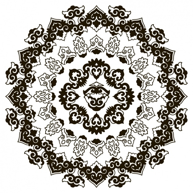 Vector gratuito fondo de diseño de mandala