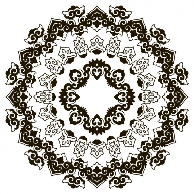 Vector gratuito fondo de diseño de mandala