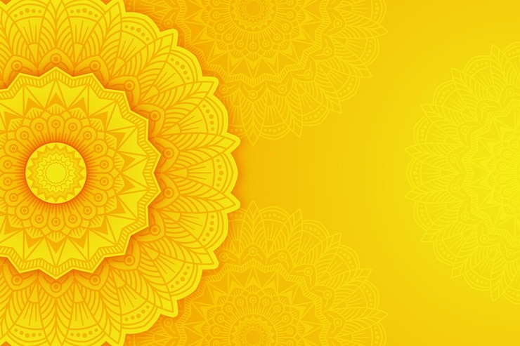 Vector gratuito fondo de diseño de mandala
