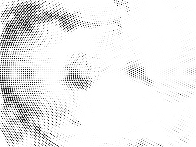 Fondo de diseño de medio tono circular abstracto