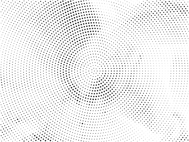Fondo de diseño de medio tono circular abstracto