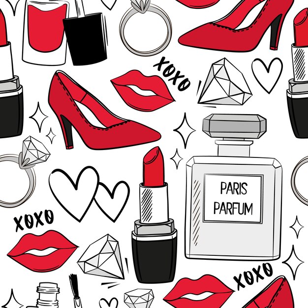 Fondo con diseño de moda
