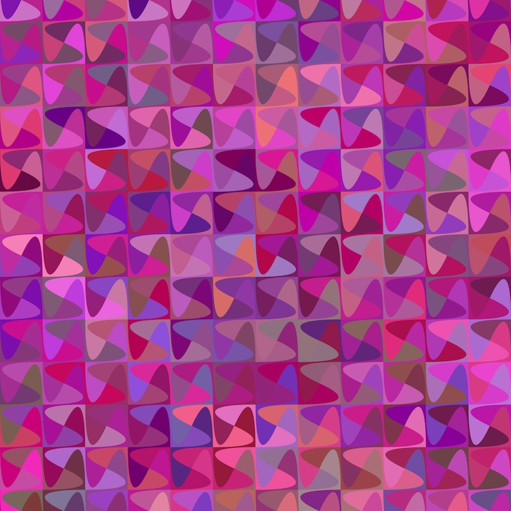 Vector gratuito fondo con diseño de mosaico rosa