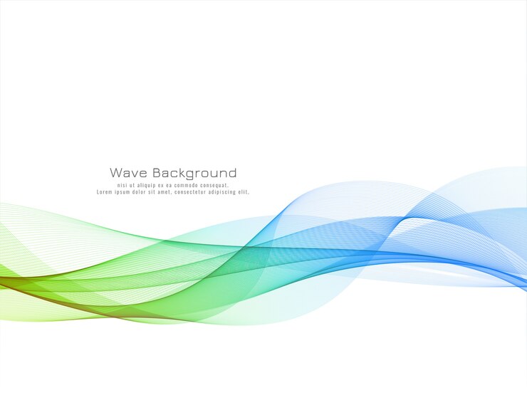 Vector gratuito fondo de diseño de olas modernas y coloridas