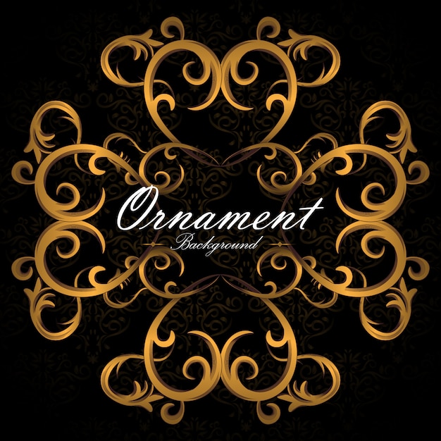Fondo con diseño ornamental