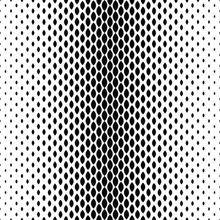 Vector gratuito fondo con diseño de óvalos blancos y negros
