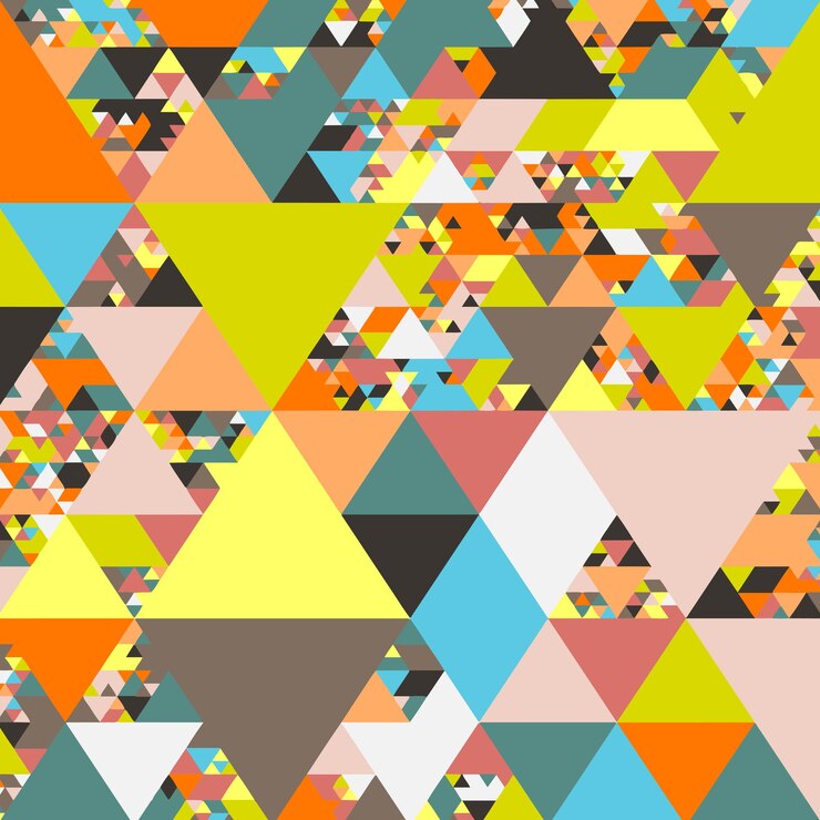 Vector gratuito fondo de diseño de patrón geométrico retro