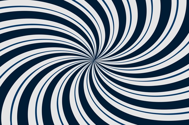 Fondo de diseño plano en círculo espiral
