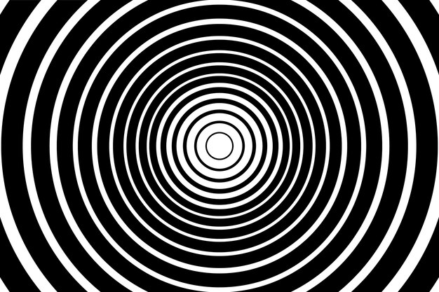 Fondo de diseño plano en círculo espiral