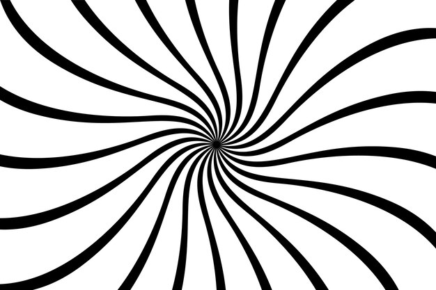 Fondo de diseño plano en círculo espiral