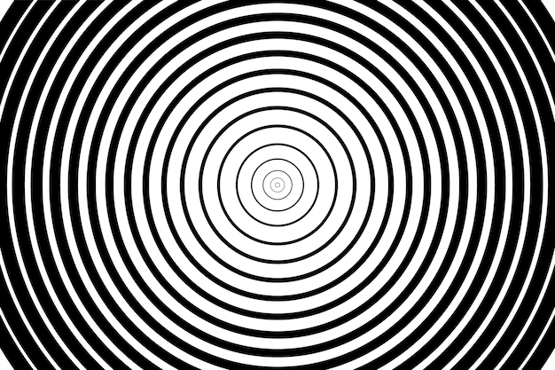 Fondo de diseño plano en círculo espiral