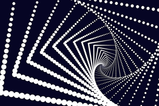 Fondo de diseño plano en círculo espiral