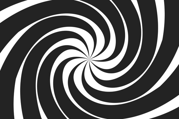 Fondo de diseño plano en círculo espiral