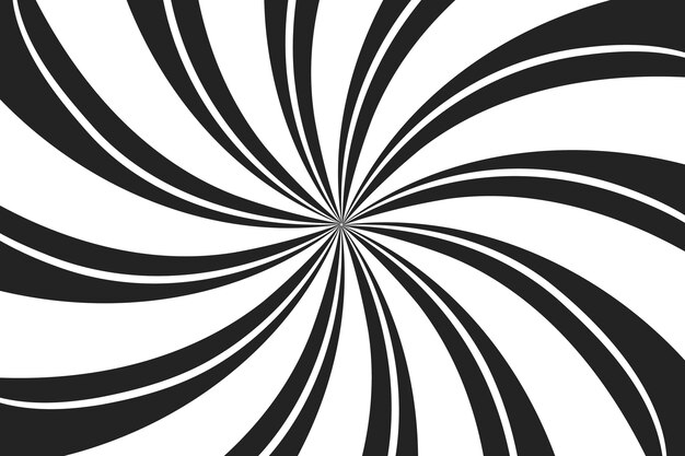 Fondo de diseño plano en círculo espiral