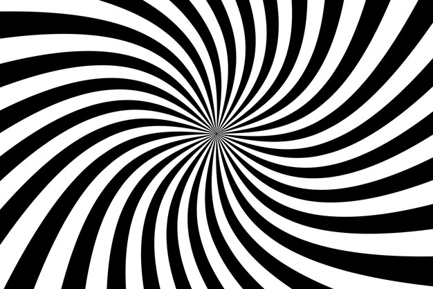 Fondo de diseño plano en círculo espiral