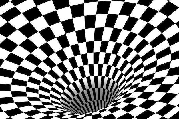 Fondo de diseño plano en círculo espiral