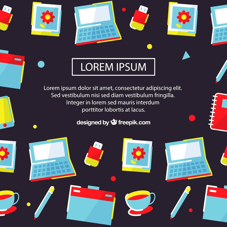 Vector gratuito fondo de diseño plano