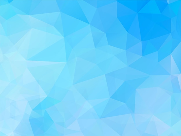 Fondo de diseño de polígono geométrico de color azul abstracto