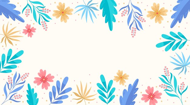 Fondo de diseño de resorte plano