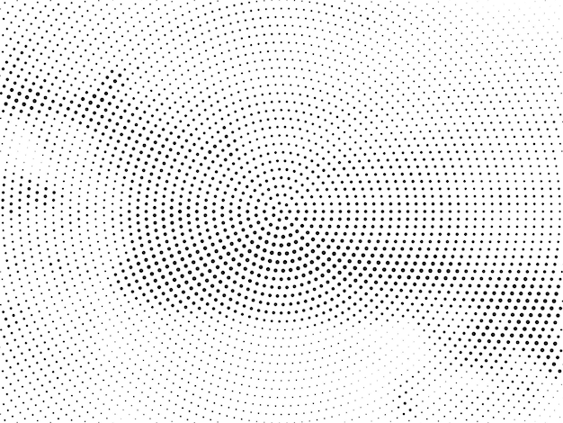 Fondo de diseño de semitono circular abstracto