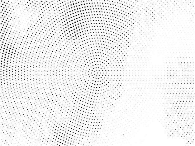 Fondo de diseño de semitono circular moderno abstracto