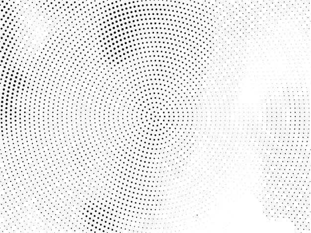Fondo de diseño de semitono circular moderno abstracto