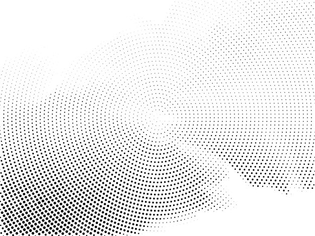 Fondo de diseño de semitono circular moderno