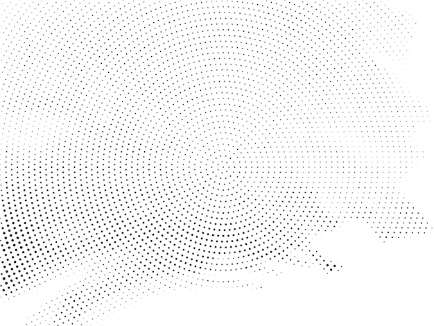Fondo de diseño de semitono circular moderno