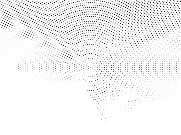 Fondo de diseño de semitono circular moderno