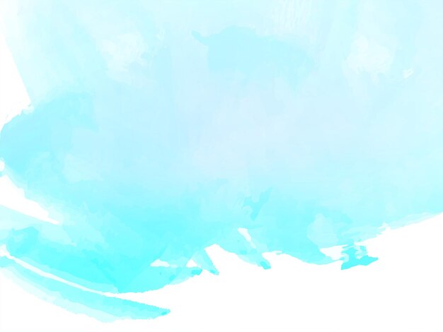 Fondo de diseño de textura de acuarela azul suave decorativo