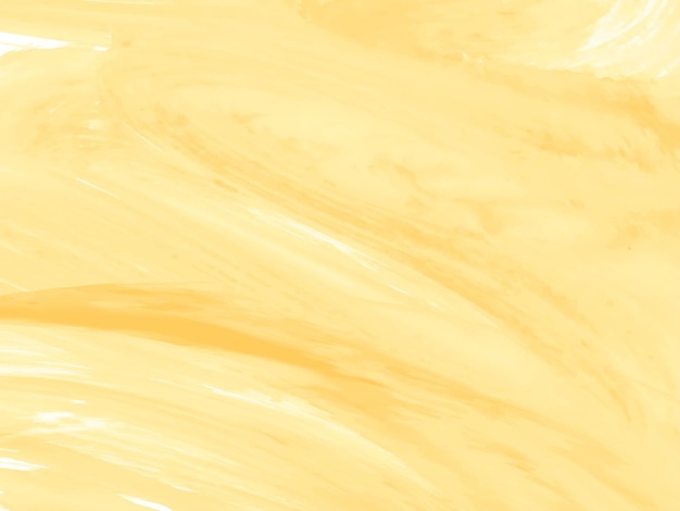 Vector gratuito fondo de diseño de trazo de pincel acuarela amarillo abstracto