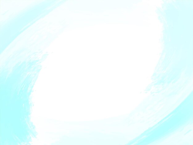Fondo de diseño de trazo de pincel de acuarela azul suave decorativo