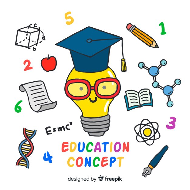 Fondo divertido de educación