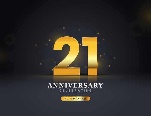 Fondo dorado 21 aniversario