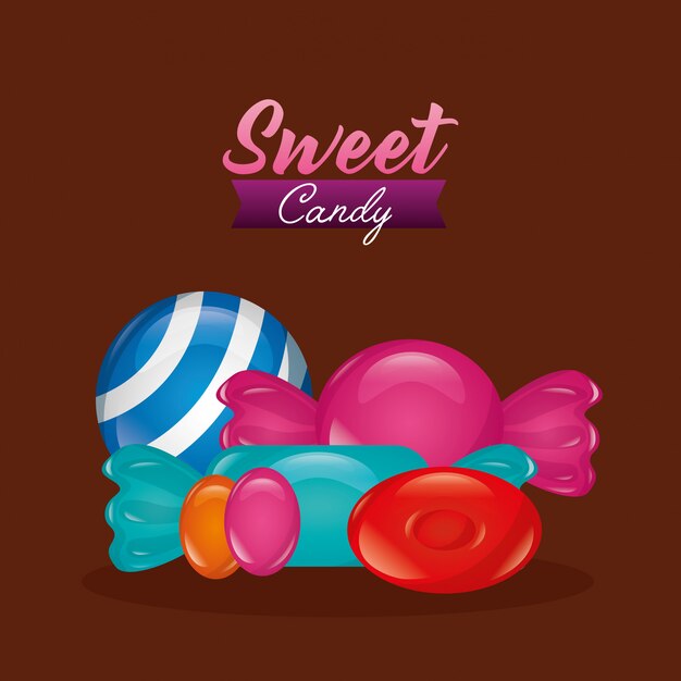 Fondo de dulces dulces