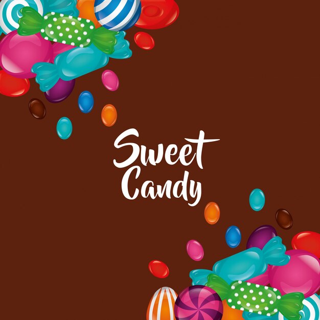 Fondo de dulces dulces