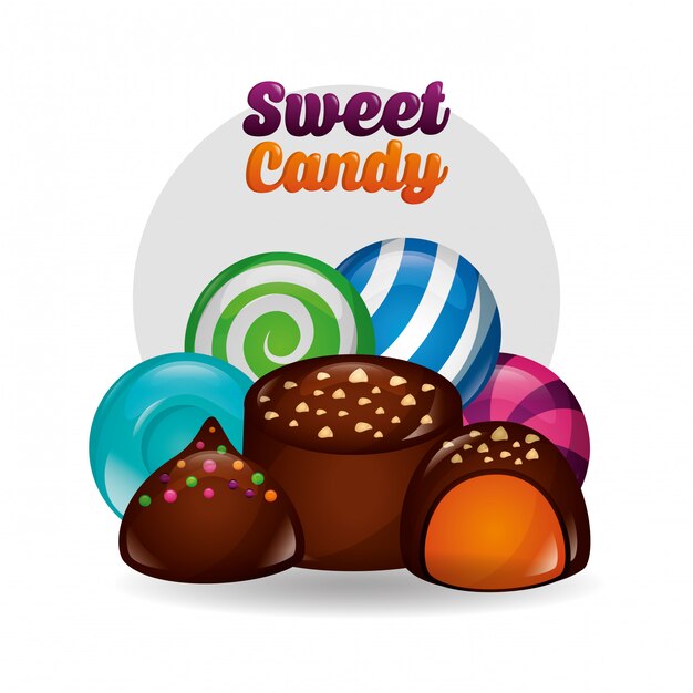 Fondo de dulces dulces