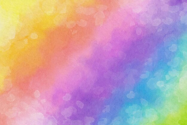 Fondo de efecto arcoiris acuarela