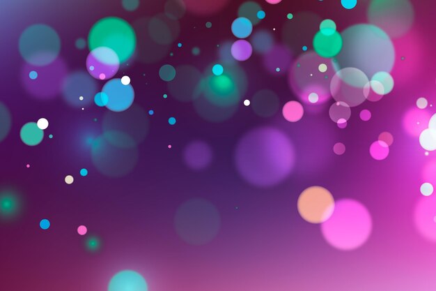 Fondo con efecto de bocado con círculos de luz