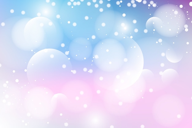 Fondo efecto bokeh con círculos borrosos