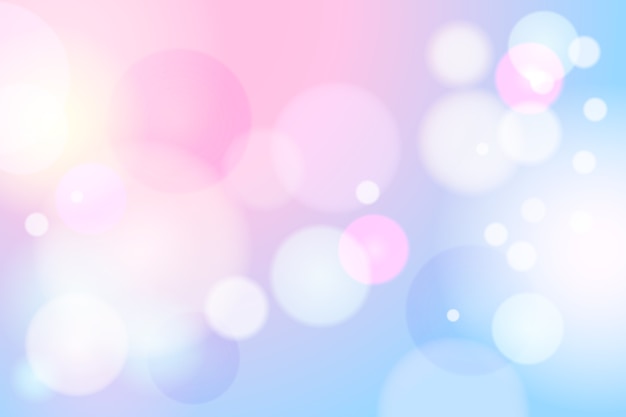 Fondo de efecto bokeh desenfocado realista