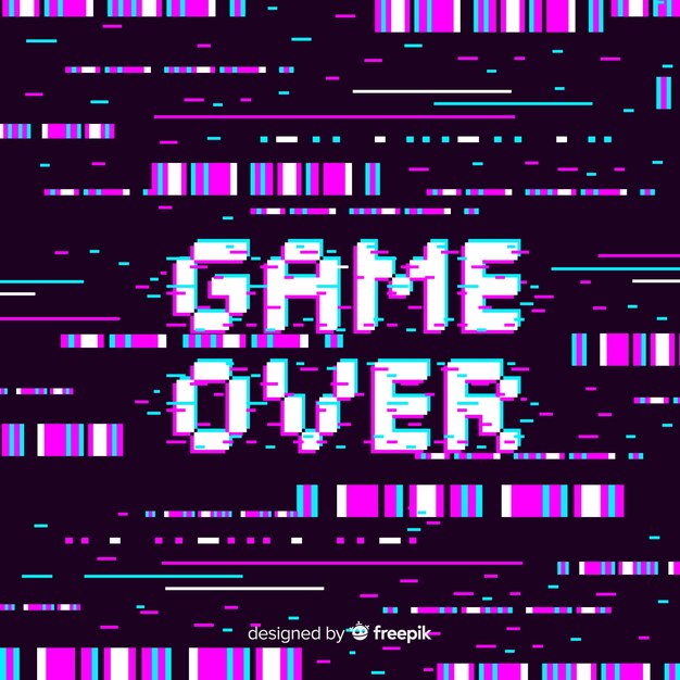 Fondo efecto fallo técnico