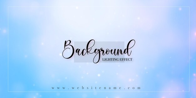 Fondo De Efecto De Iluminación Abstracta Diseño De Banner Multipropósito
