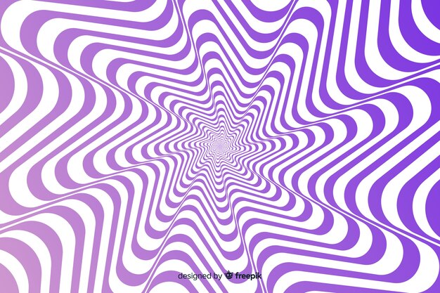 Fondo de efecto de ilusión óptica